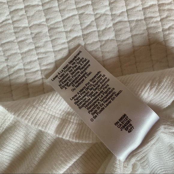 DKNY white loose tank top in white - Picture 6 of 11